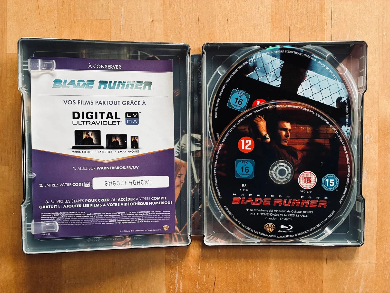 Steelbook Blu-ray DVD Blade Runner de Ridley Scott. – photo 3
